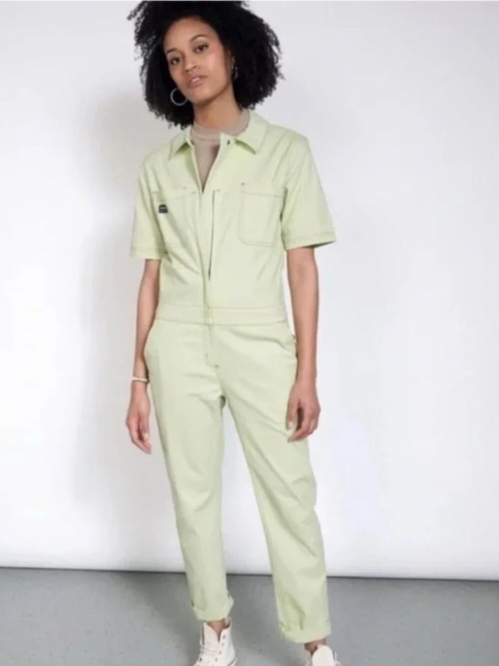 Wildfang Light Green Coveralls